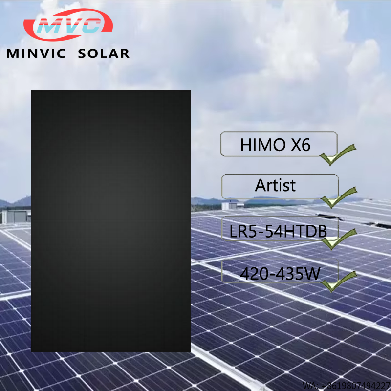 Solar Panel 200W - Panel Surya LONGI HIMOX6 Artist LR5-54HTDB-420-435M