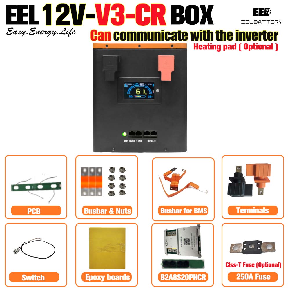 Lithium Battery 12V - Kotak Baterai Lithium-ion DIY EU Stock
