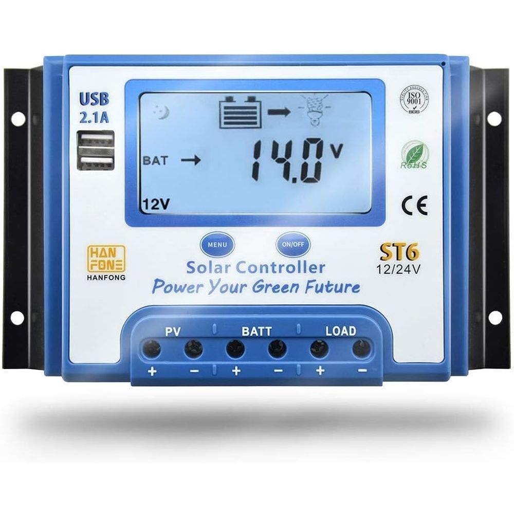 Pengontrol Pengisian Daya Sury - Solar Panel ulasan dan harga
