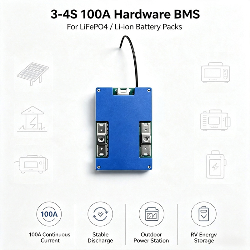 4S 12V LiFePO4 BMS 80A 100A Pe - Lithium Battery 12V ulasan dan harga