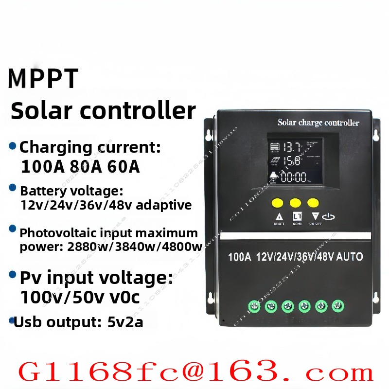Pengontrol Surya MPPT 60A80A10 - Charge Controller Solar ulasan dan harga
