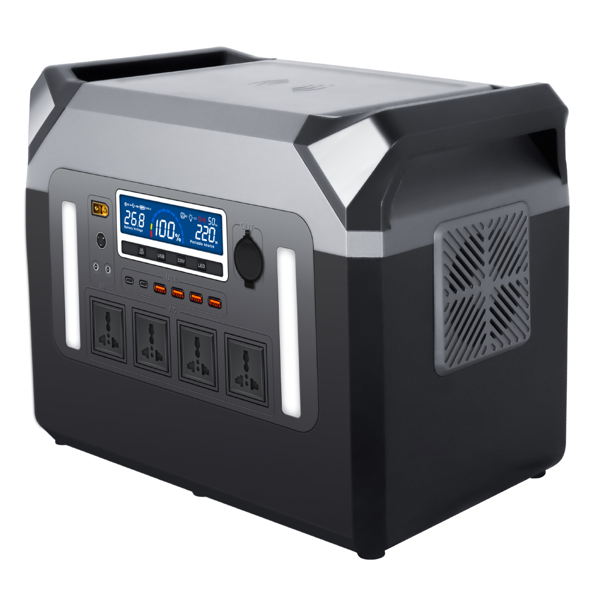 Stasiun Daya Portabel 3000W Ge - Solar Generator ulasan dan harga