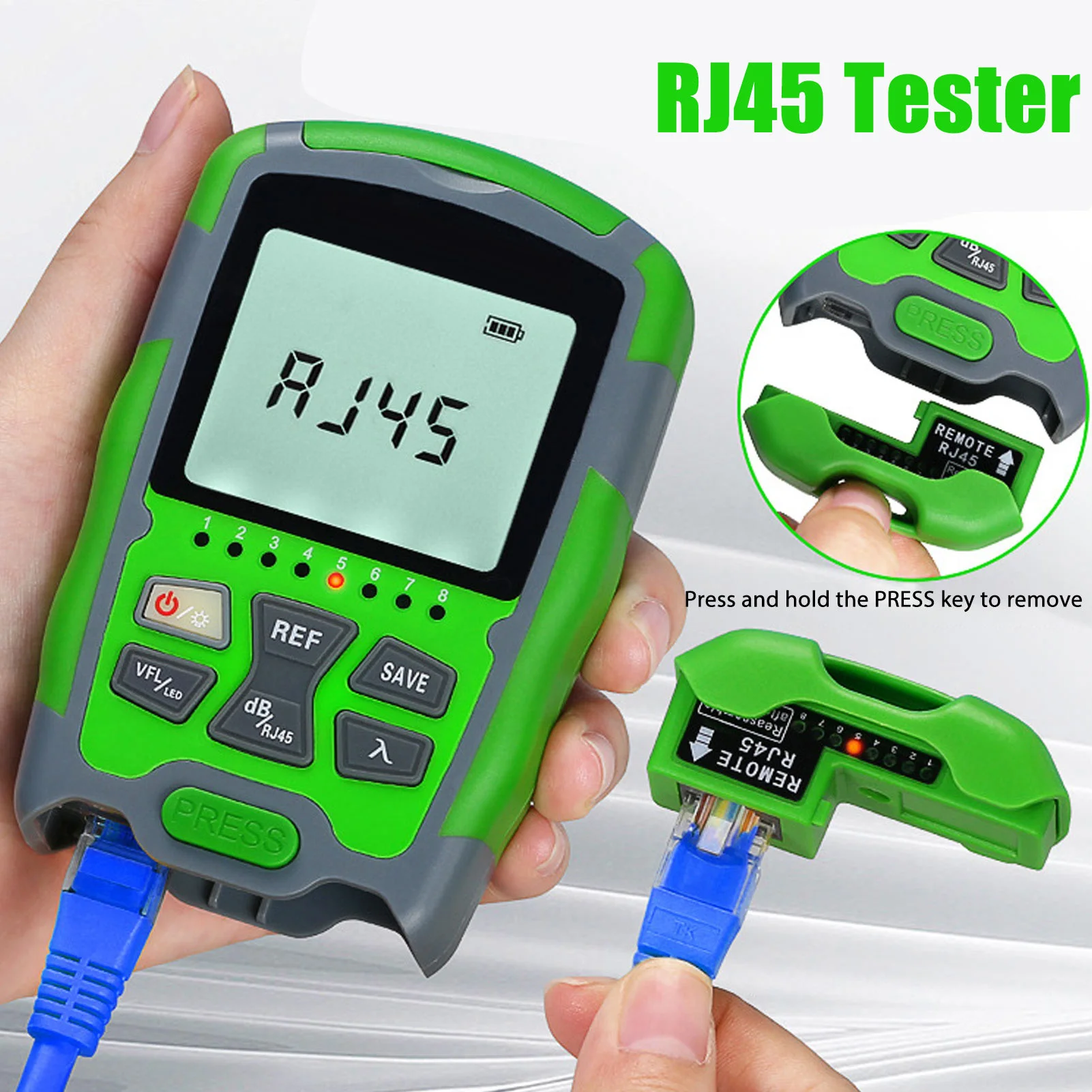 Penguji Daya Kabel Optik Lampu - Energy Monitor Meter ulasan dan harga