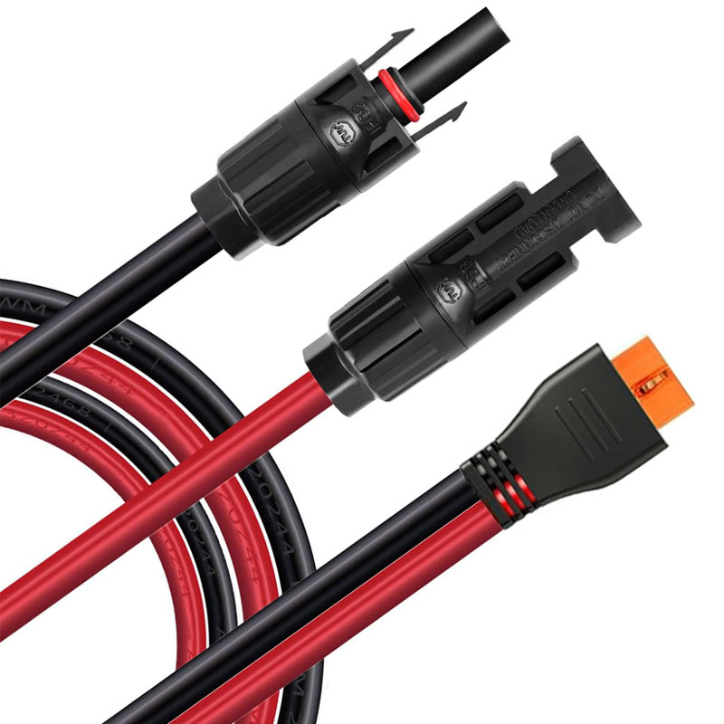 Kabel Panel Surya 3m 2m ke XT6 - Solar Generator ulasan dan harga